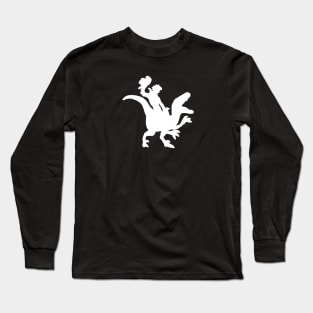 Raptor Ride 'em Cowboy (white) Long Sleeve T-Shirt